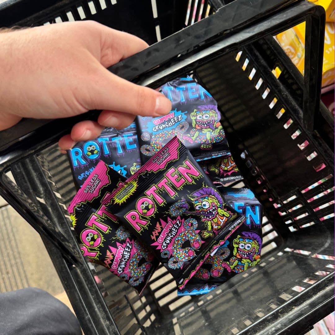 Sour Cruncheez Gummy Candy: GF, Prebiotics, Low Sugar
