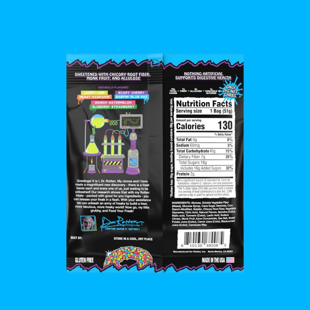 Original Cruncheez Gummy Candy: GF, Prebiotics, Low Sugar