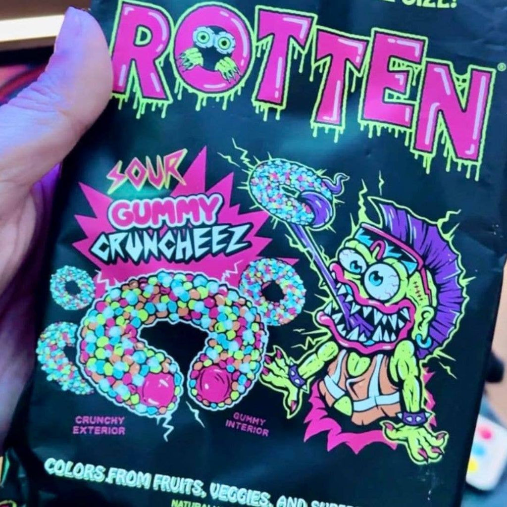 Sour Cruncheez Gummy Candy: GF, Prebiotics, Low Sugar