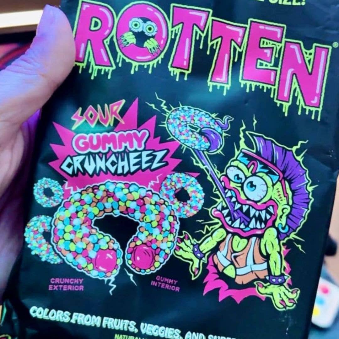 Sour Cruncheez Gummy Candy: GF, Prebiotics, Low Sugar